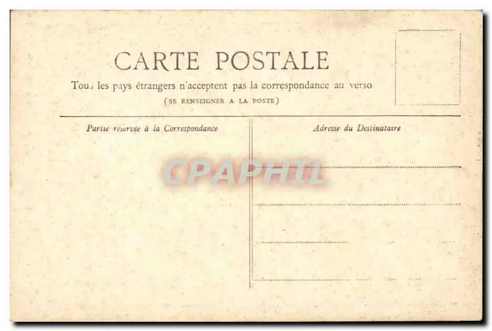 Les Invalides — Paris — Coleção Petit Journal - Verso