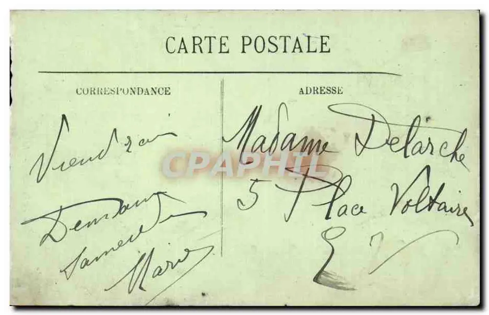 Paris — O Panteão — LL. n° 166 - Verso