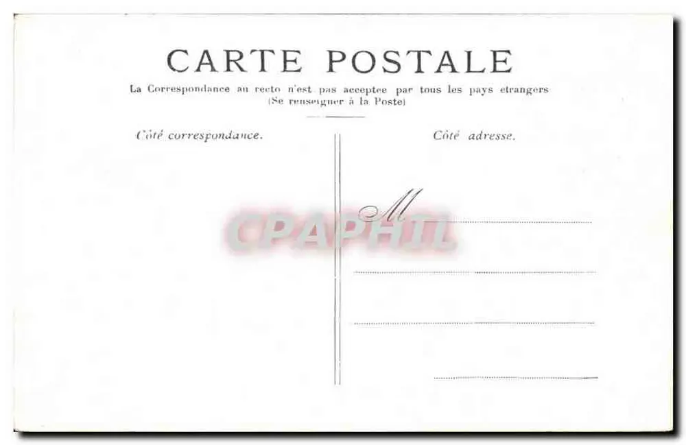 Paris — A Conciergerie — editor não identificado - Verso