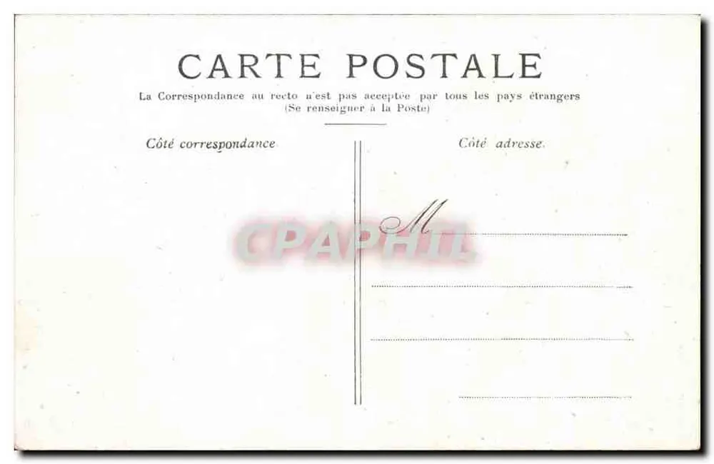 PARIS — A Bolsa — Editor não identificado, número de série não visível - Verso
