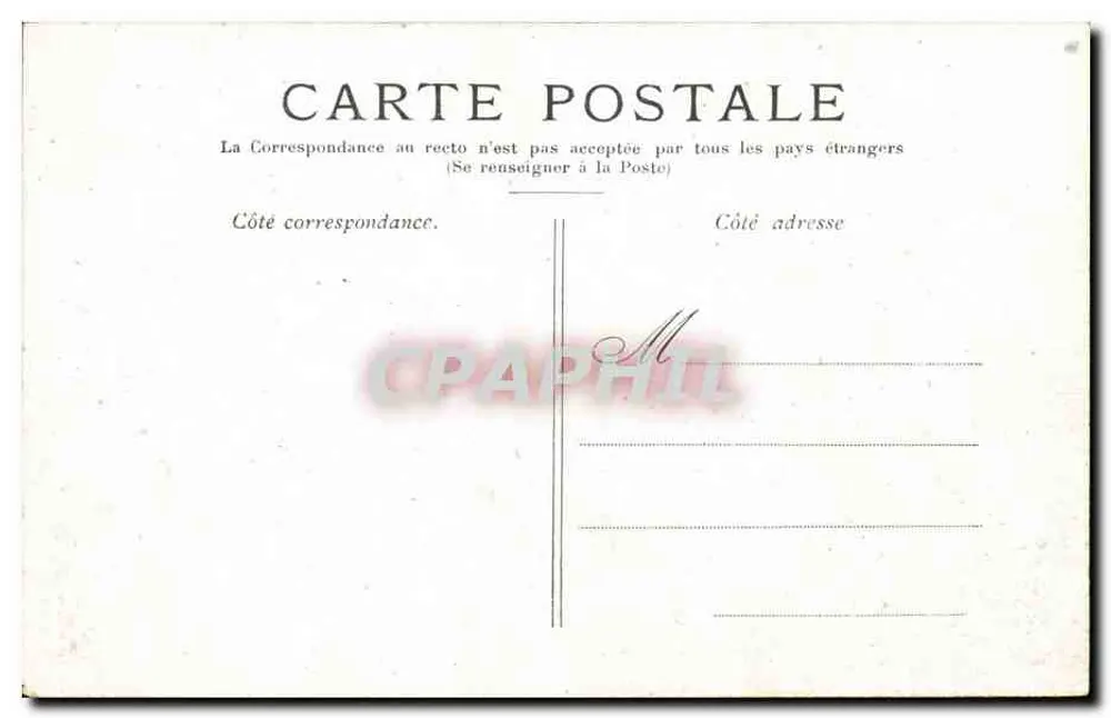 Paris — A praça Vendôme — CPHIL - Verso