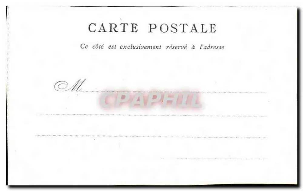 Palast der Gerechtigkeit — Paris — Verlag Le Bon Marché - Rückseite
