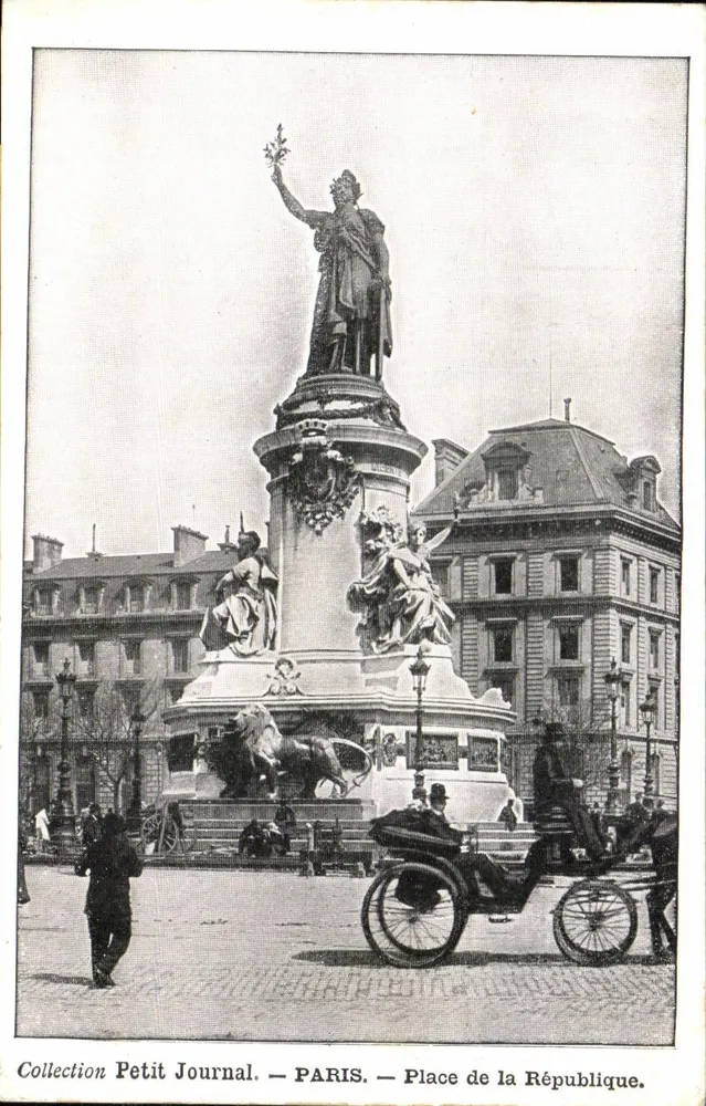 Paris — Place de la République — Sammlung Petit Journal - Vorderseite
