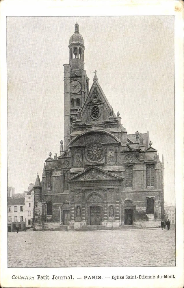 Kirche Saint-Etienne-du-Mont — Paris — Sammlung Petit Journal - Vorderseite