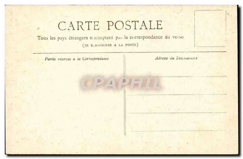Der Löwe von Belfort — Paris — Collection Petit Journal - Rückseite