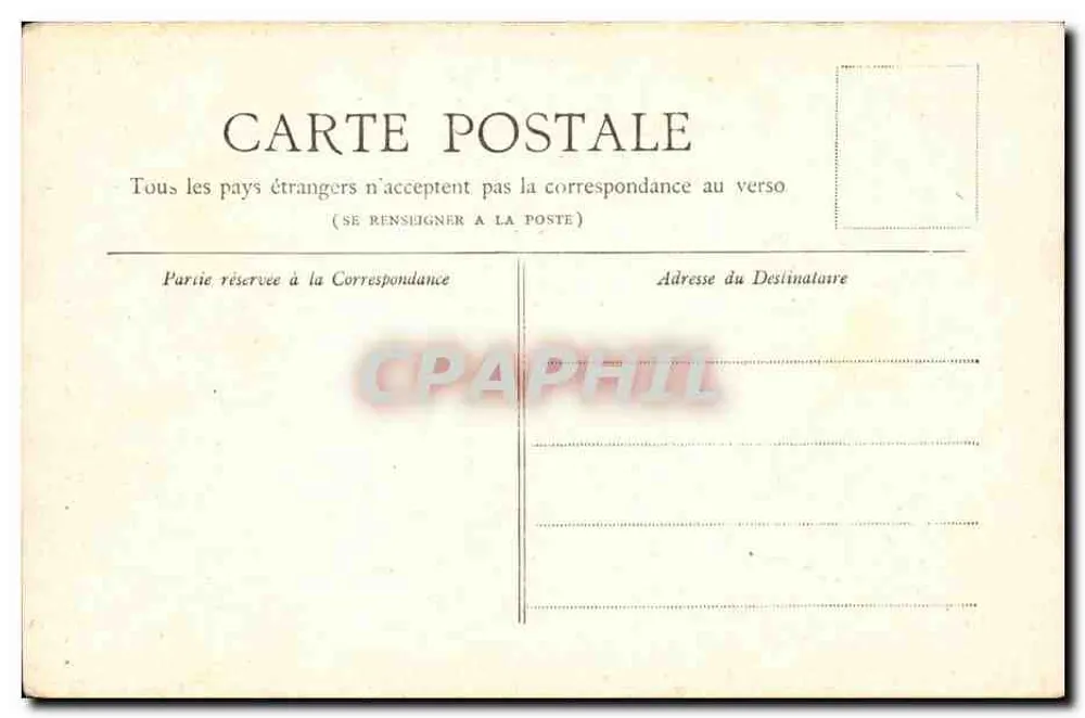 Belvédère der Buttes-Chaumont — Paris — Collection Petit Journal - Rückseite