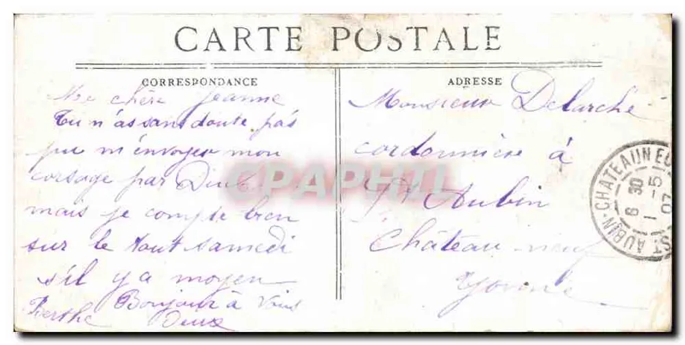 Paris — O Leão de Belfort — editor não visível - Verso
