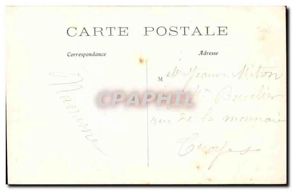 Kirche Notre-Dame des Victoires — Paris — Verlag C.M. - Rückseite