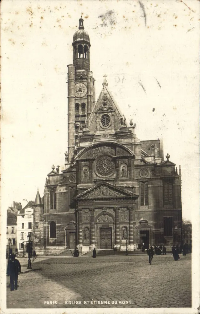 Paris — Kirche Saint-Etienne du Mont — Verlag unbekannt, Seriennummer nicht sichtbar - Vorderseite
