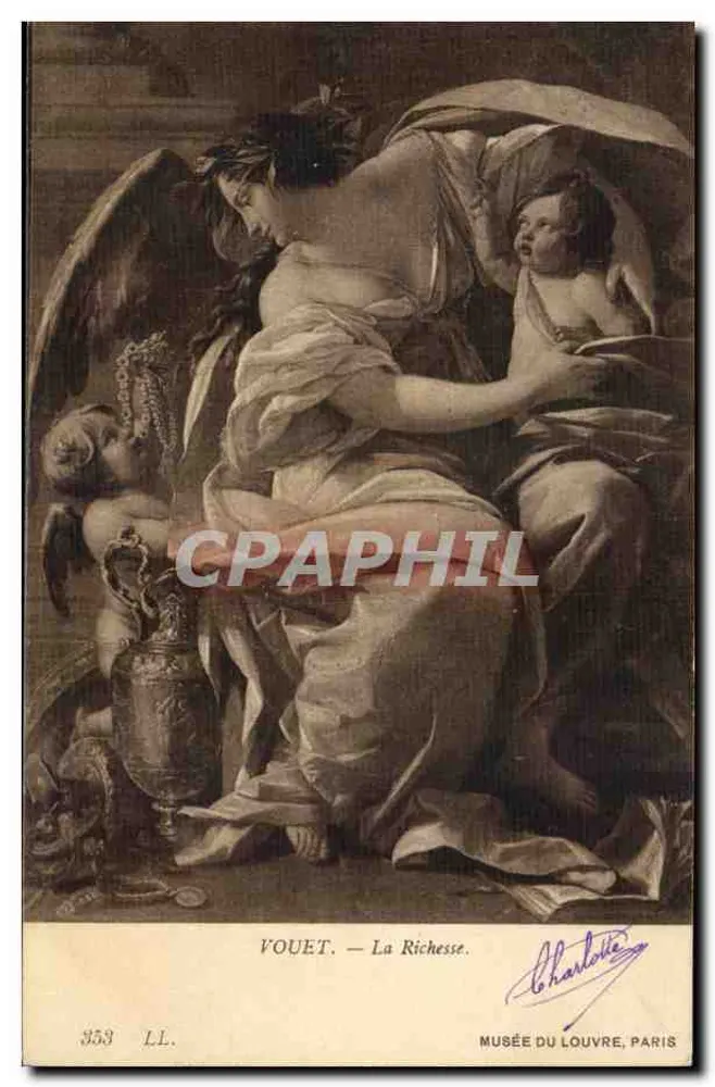 Vouet — Die Reichtum — Musée du Louvre, Paris - Vorderseite