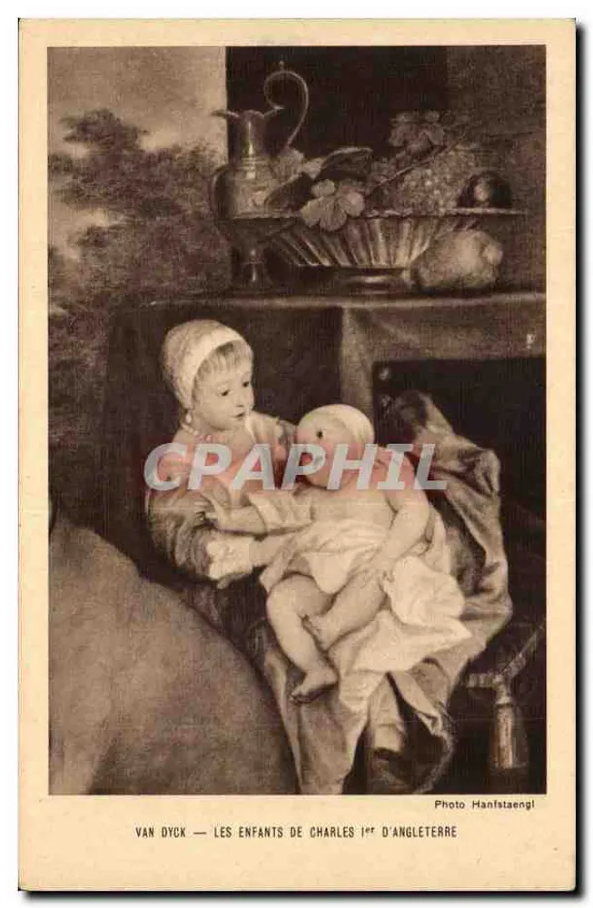 Die Kinder von Karl I. von England — Van Dyck — Photo Hanfstaengl - Vorderseite