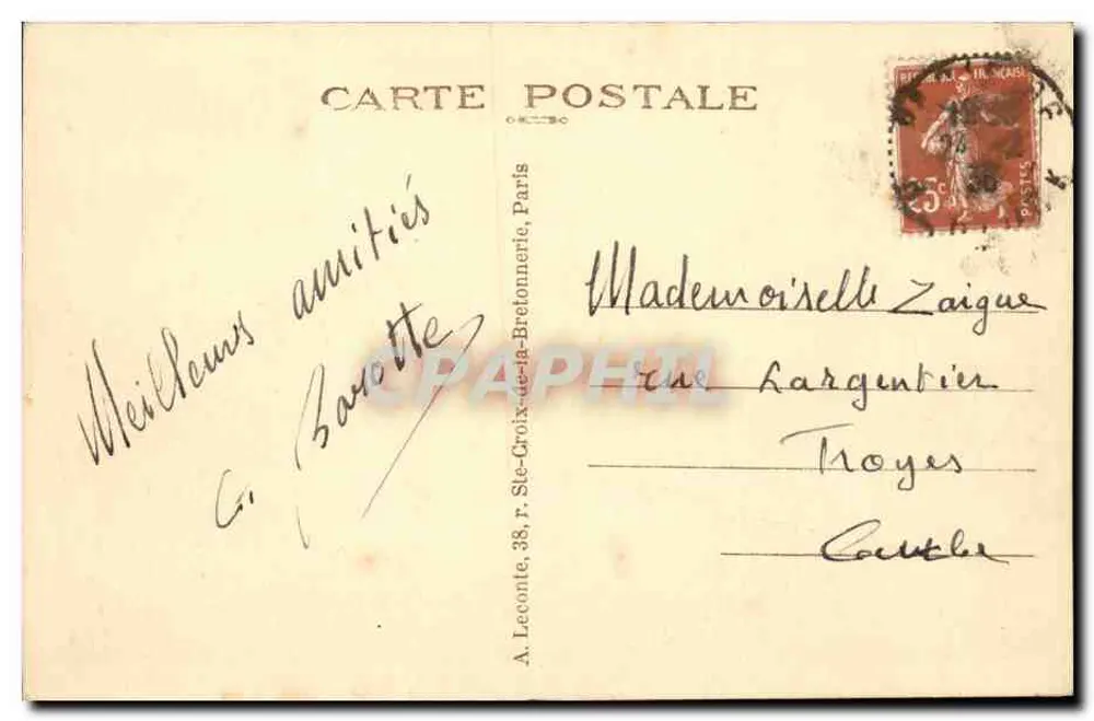 Paris — O Sagrado Coração — 57 - Verso