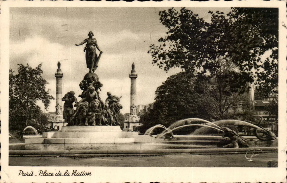 Paris — Place de la Nation — Photolux, n° 1058 - Frente