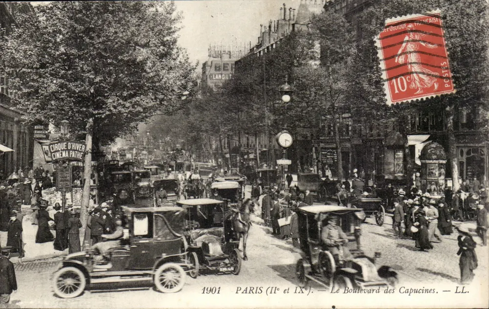 Paris (2. und 9. Bezirk) — Der Boulevard des Capucines — LL. - Vorderseite