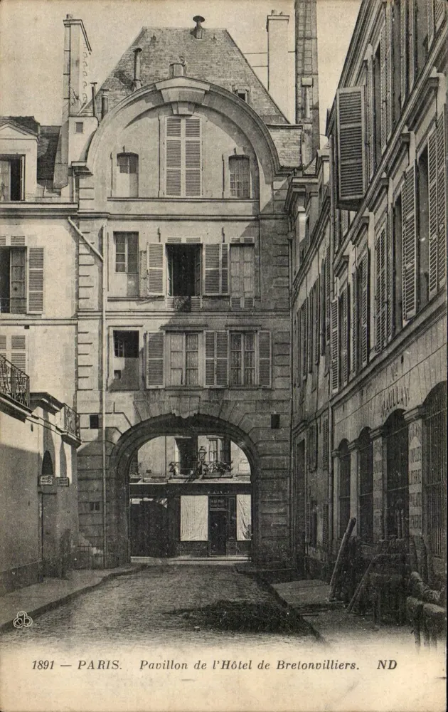 Paris — Pavillon des Hôtel de Bretonvilliers — ND - Vorderseite