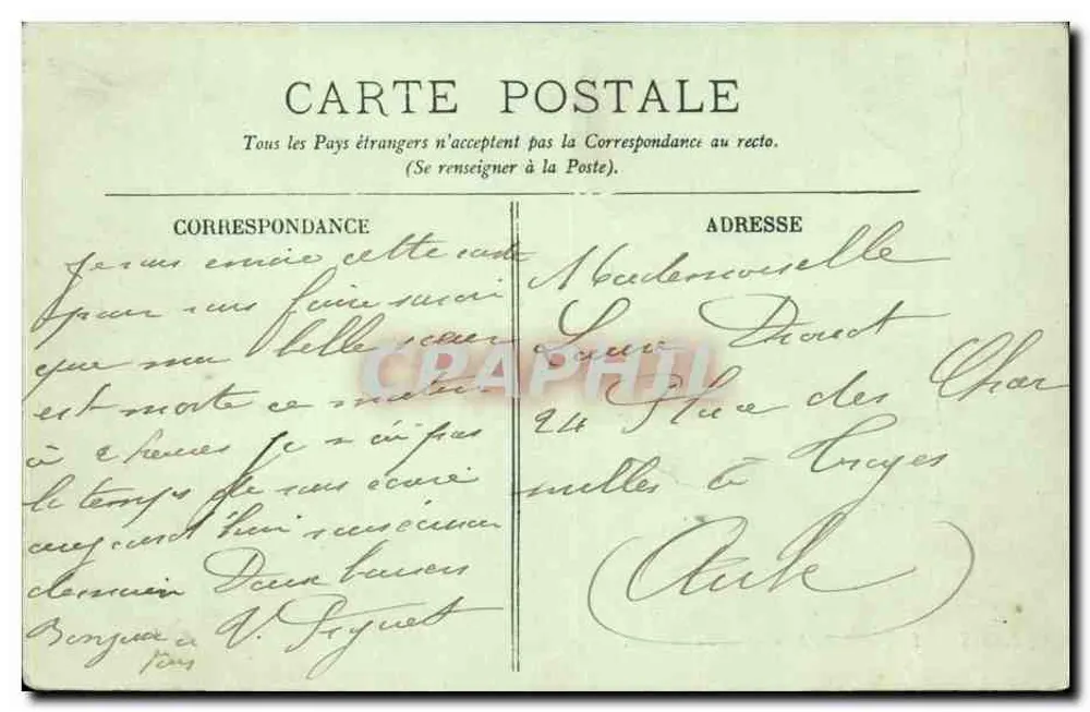 PARIS — O Boulevard Saint-Martin — LL.2 - Verso