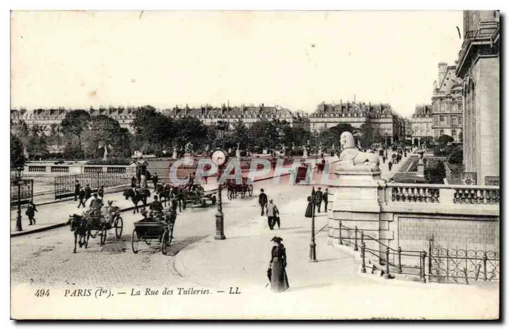 Paris (1er) — A Rue des Tuileries — LL - Frente