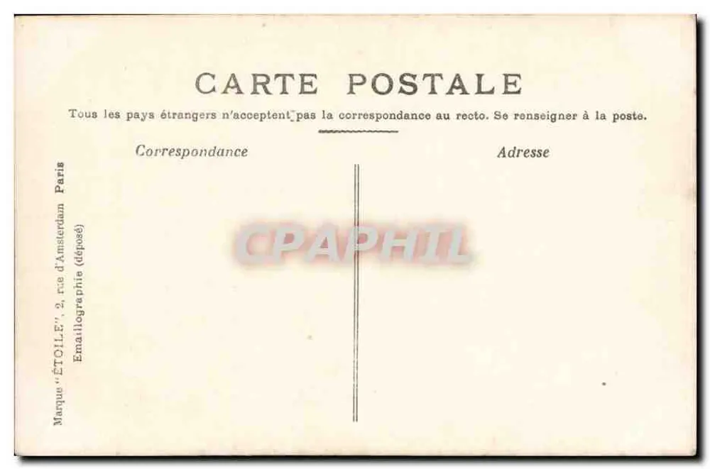 Paris — Das Palais de Justice und die Sainte-Chapelle — Étoile, Nr. 30 - Rückseite