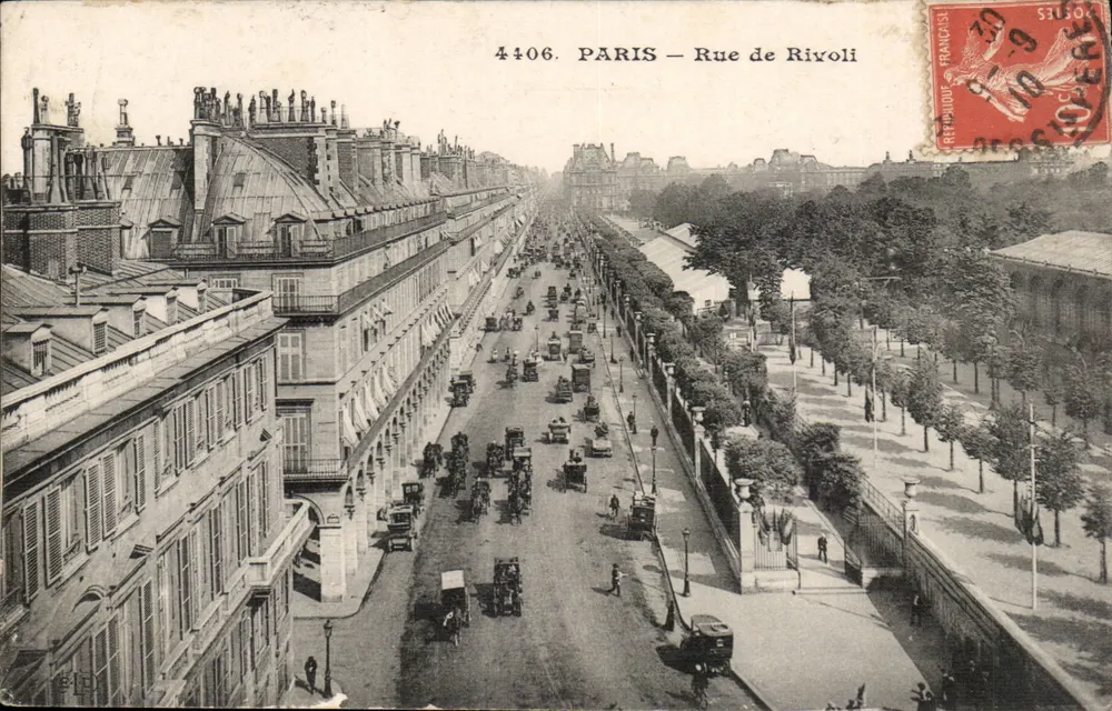 PARIS — Rue de Rivoli — Editor anônimo, n° 4406 - Frente