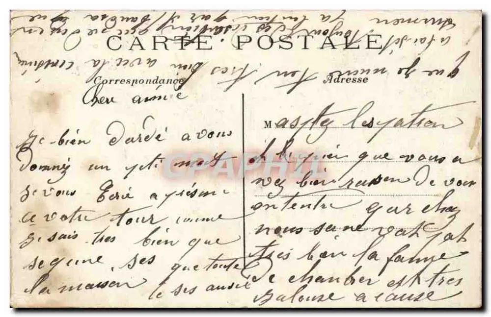 PARIS — La Rue Royale — C.M. n°120 - Rewers