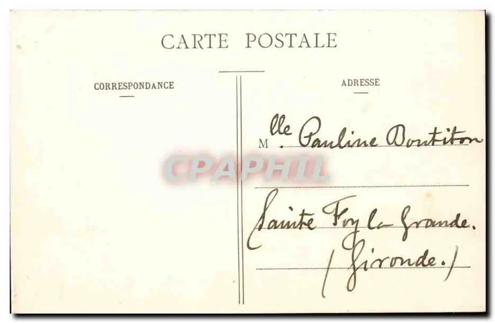 Paris - Rue de la Paix — lebendige Ansicht mit Geschäften und Werbetafeln — Verlag Auber, n°77 - Rückseite
