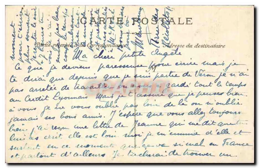 Paris - Ansicht der Rue de la Paix - D.L. n°5 - Rückseite