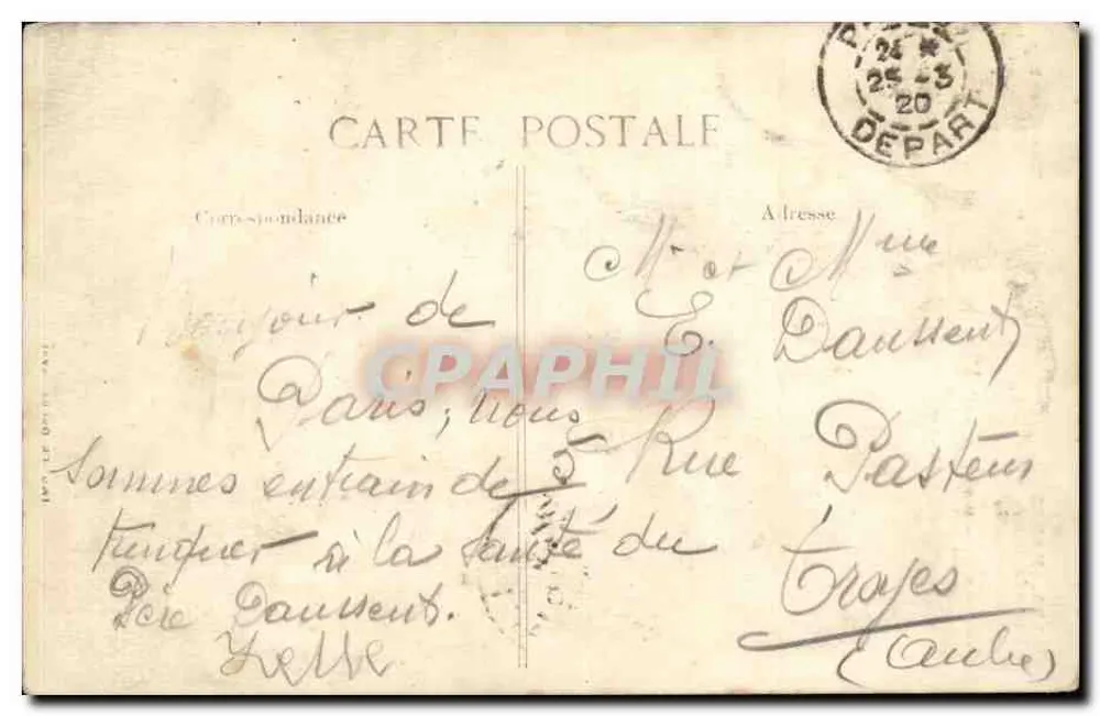 Paris - Karussell — 100 Meter hoch, gebaut für die Weltausstellung 1900 — Verlag IBIERE/KARORE, Nr. 4253 - Rückseite