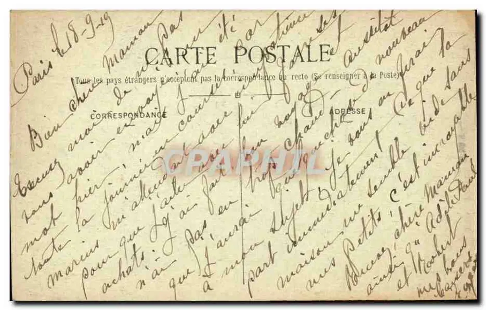 Paris — La Grande-Roue — M.J. n°520 - Rückseite