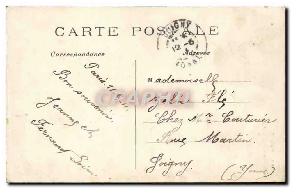 Paris — Die große Rutsche — C.M. n°88 - Rückseite