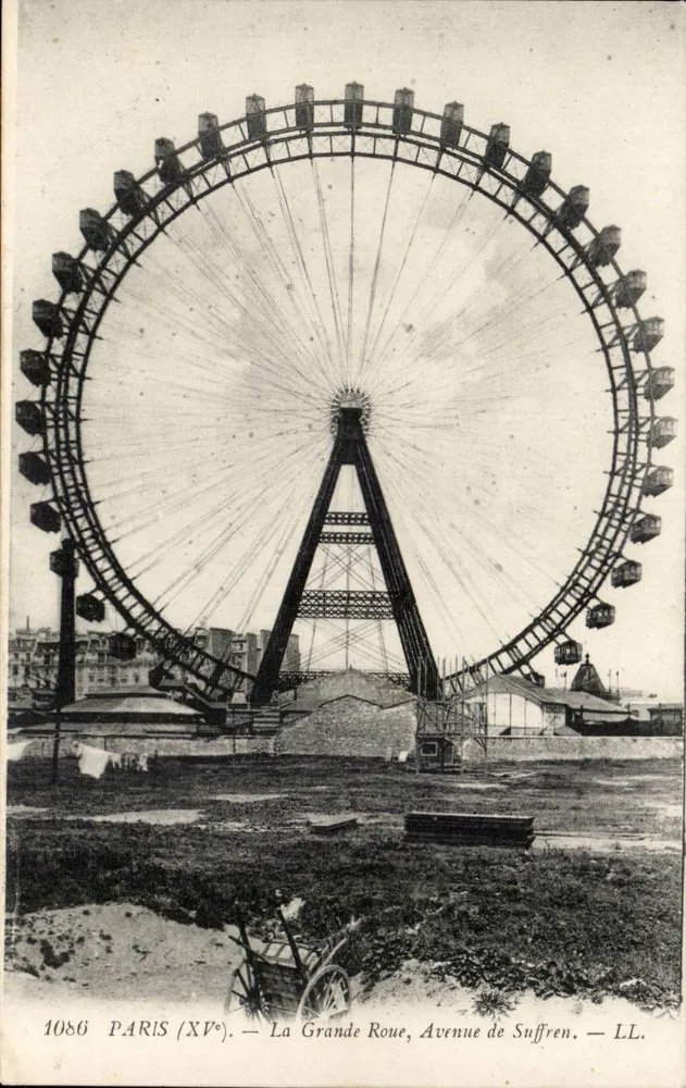 La Grande Roue, Avenue de Suffren — Paris (15. Arrondissement) — LL. Nr. 1086 - Vorderseite