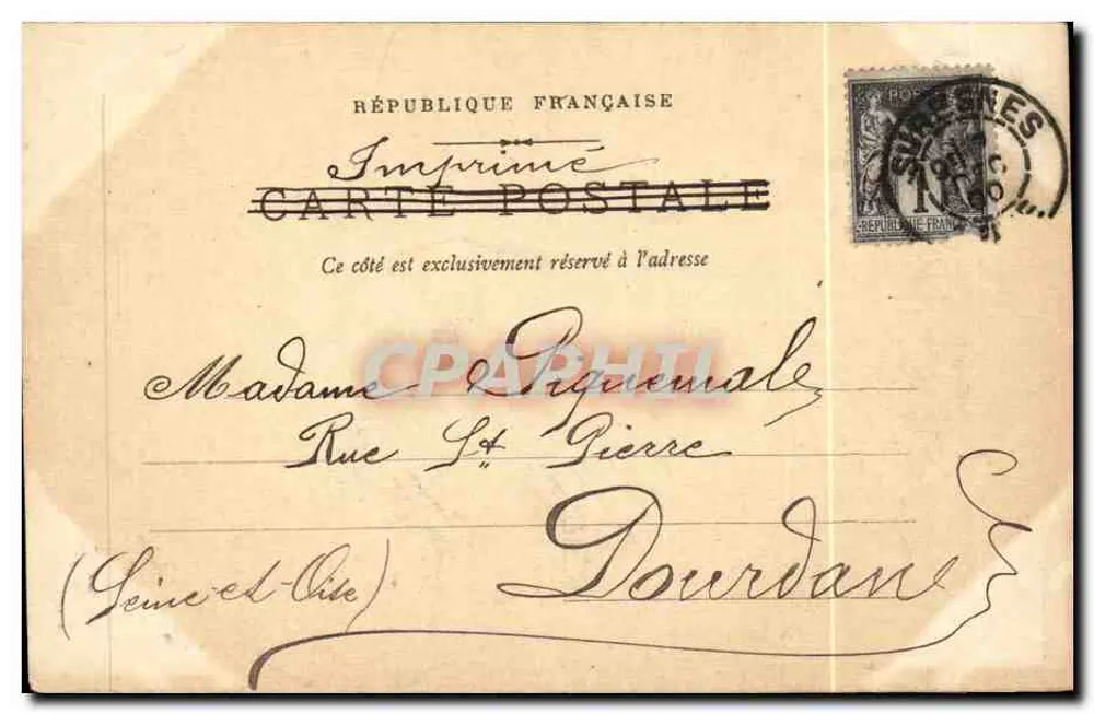 Place de la République — Paris — Photo Ch. Bovour, N° 53 - Verso
