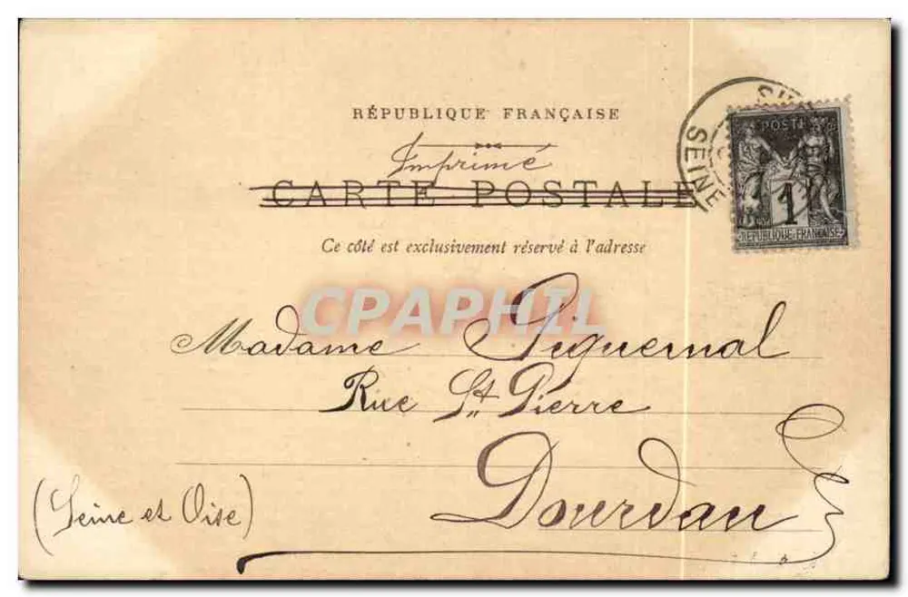 A Porta Saint-Denis — Paris — Foto Ch. Rouger, Ed. Paris, n°29 - Verso