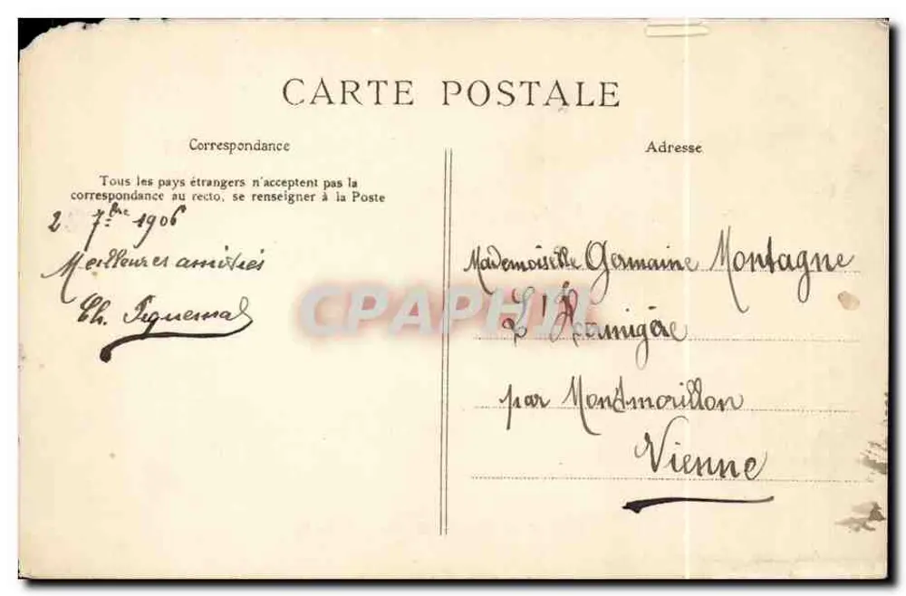 PARIS — La Muette — C. L. C. — n° 685 - Verso