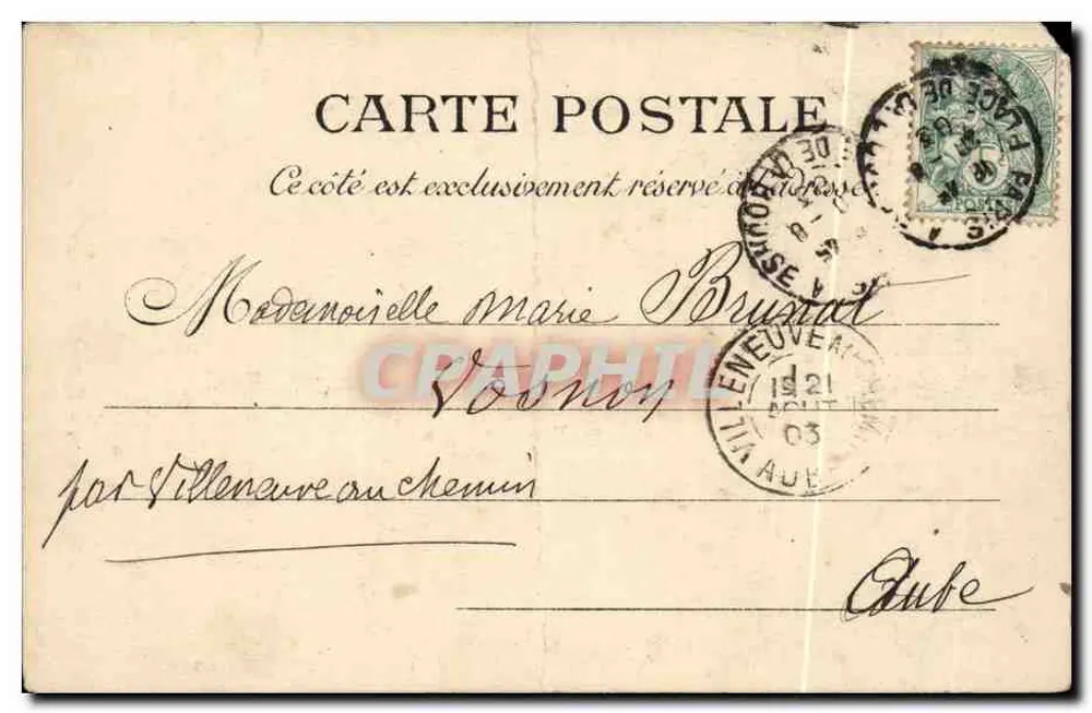Paris — Igreja de São Gervásio — L. J. & Fils, Avenida de Paris - Verso