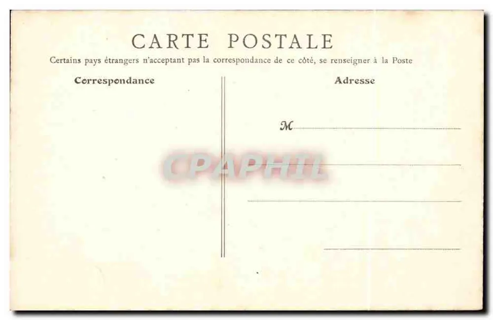 Grabmal von Victor Hugo — Kammern des Panthéons — B. F., Paris - Rückseite