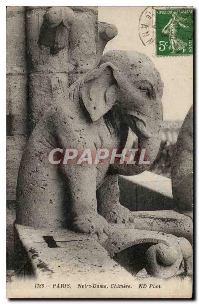 पेरिस — नॉट्रे-दम, चिमेरा — ND फोटो। - आगे