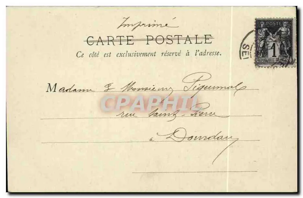 Viaduto de Auteuil — Paris — B.F. Paris n°88 - Verso
