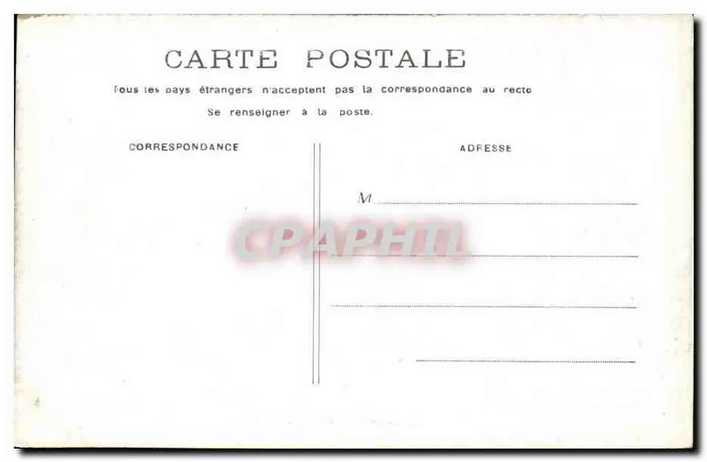 PARIS - Palácio-Royal — vista da praça interna — editor não identificado - Verso
