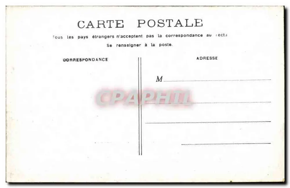 PARIS - Palácio do Trocadéro — vista arquitetônica — editor não identificado - Verso