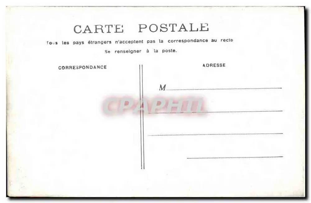 Paris — Arco do Triunfo — editor desconhecido, número de série não visível - Verso