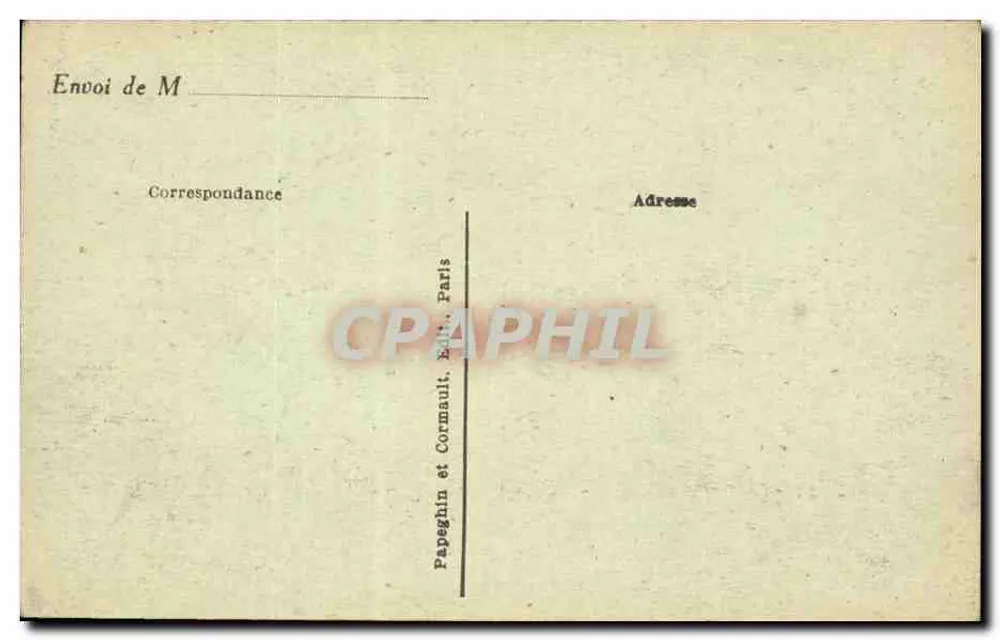 PARIS — L'Hotel-de-Ville — A.P. — Town Hall - Verso