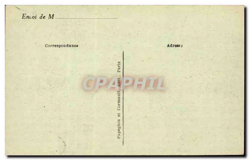 Paris - Der Panthéon und die Rue Soufflot — A.P. n°253 - Rückseite