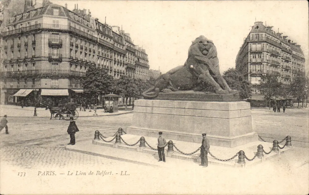 Paris — O Leão de Belfort — LL. n°173 - Frente