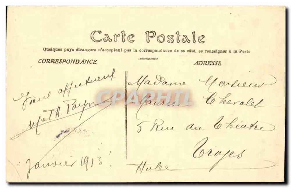 PARIS — Place de la Concorde — Li D. - Verso