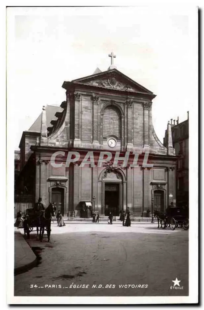 Paris — Kirche der Jungfrau der Sieger — Étoile, n°34 - Vorderseite