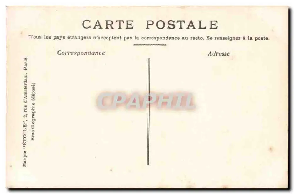 Paris — Kirche der Jungfrau der Sieger — Étoile, n°34 - Rückseite