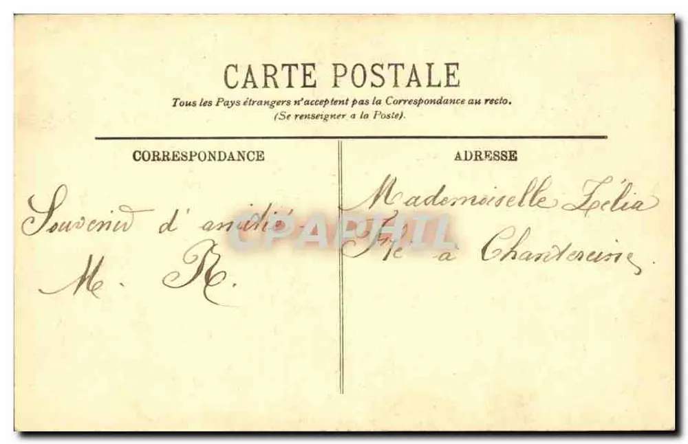 Grab des Kaisers am Invalidenhaus — Paris — LL. n° 885 - Rückseite