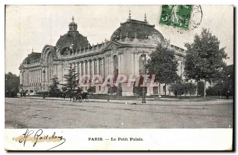 PARIS — Le Petit Palais — H. Gadebourg - Frente