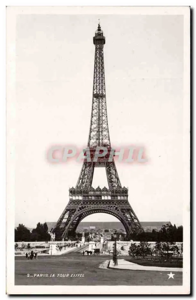 Paris. A Torre Eiffel — n°2 - Frente