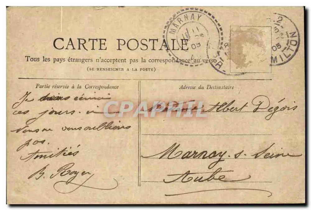 Le Petit Journal — Fassaden der rue Lafayette 61 und rue Cadet 21 — Verlag: Le Petit Journal - Rückseite